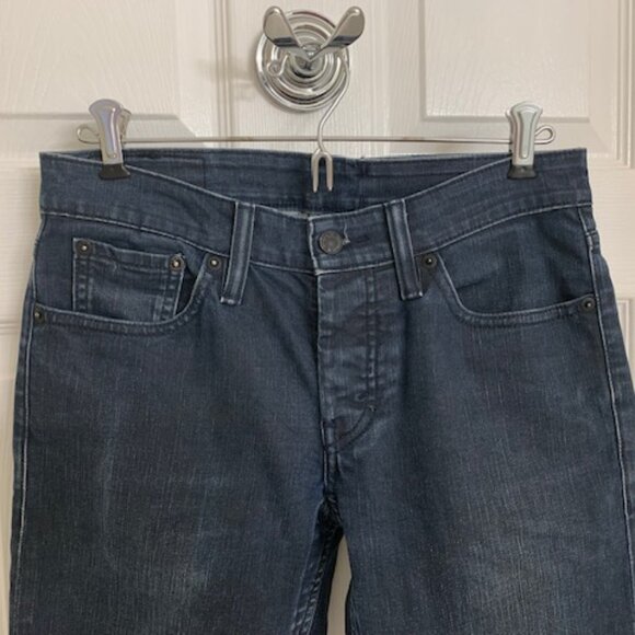 Men's LEVI'S 511 29x32 Skinny Slim Blue Black Jeans - Picture 2 of 9